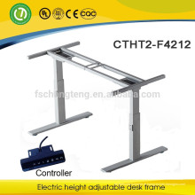 Base / estrutura de mesa de escritório com controle de energia elétrica ajustável em altura de 110 V a 230 V com 50 ou 60 Hz